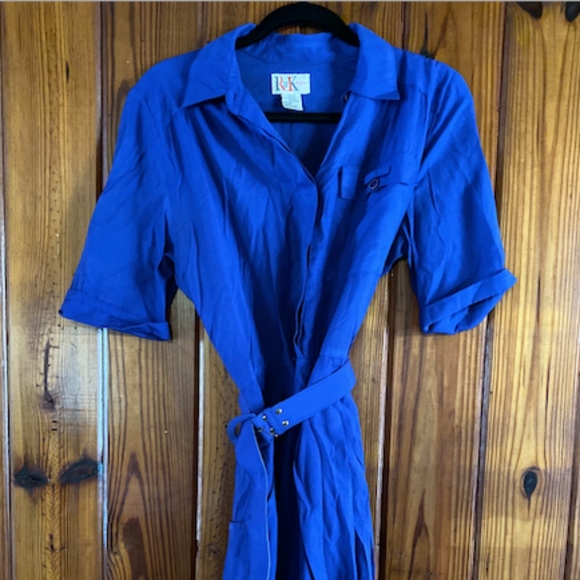 R & K Dresses & Skirts - Cobalt blue 90's dress